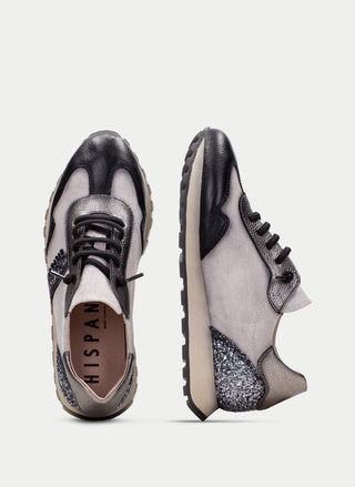 Sneaker Loira Black-Grey-Glitter