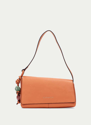 Stone Charm Shoulder Bag