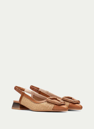 Dali Raffia Slingback