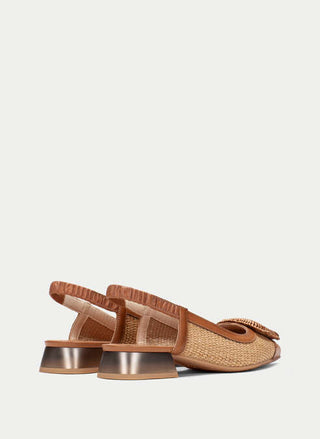 Dali Raffia Slingback