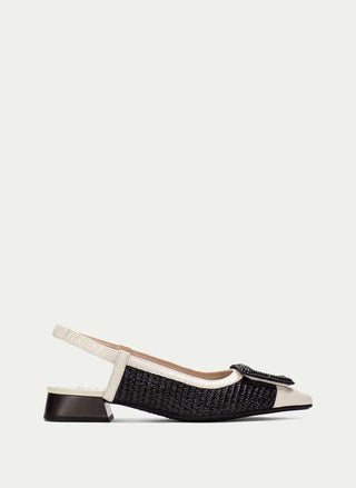 Dali Raffia Slingback