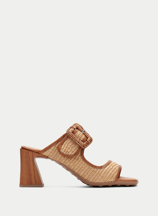 Miami Raffia Buckle Sandal 2