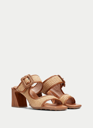 Miami Raffia Buckle Sandal 2