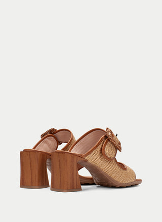 Miami Raffia Buckle Sandal 2