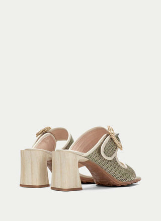 Miami Raffia Buckle Sandal 2