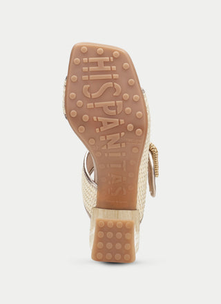 Miami Raffia Buckle Sandal 2