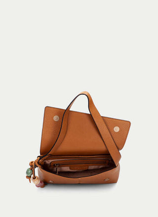 Stone Charm Shoulder Bag