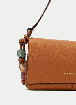 Stone Charm Shoulder Bag
