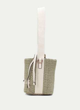 Raffia Bucket Bag