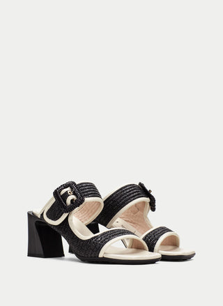 Miami Raffia Buckle Sandal 2