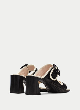 Miami Raffia Buckle Sandal 2