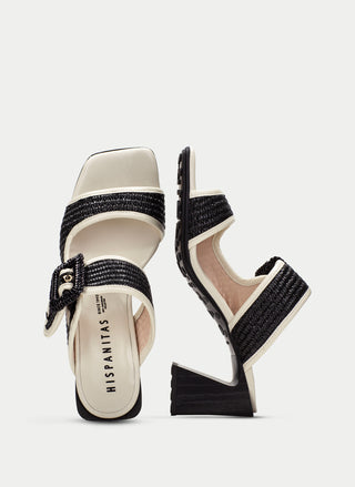 Miami Raffia Buckle Sandal 2