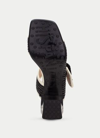 Miami Raffia Buckle Sandal 2