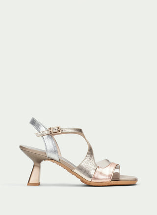 Danielle Asymmetrical Metallic Sandal